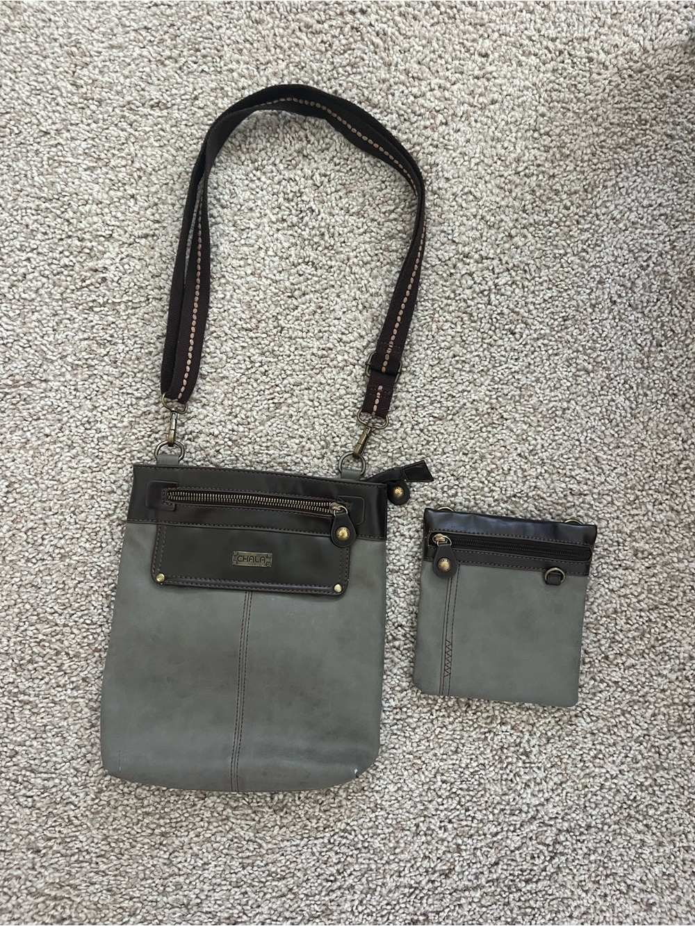 Chala Crossbody Bag with Detachable Pouch